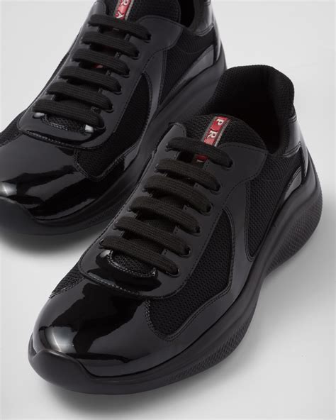 prada shoes women black|high top black prada shoes.